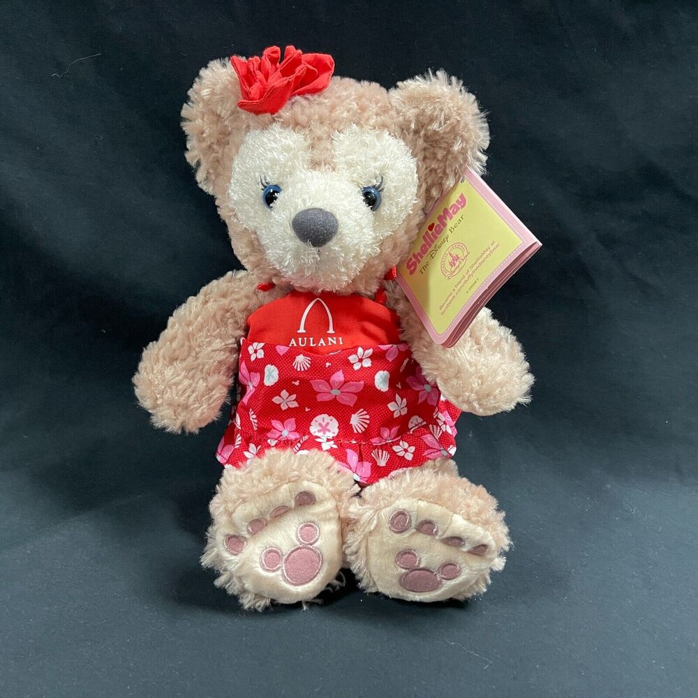 Disney Aulani ShellieMay Plush Stuffed Bear Toy Tags 13”